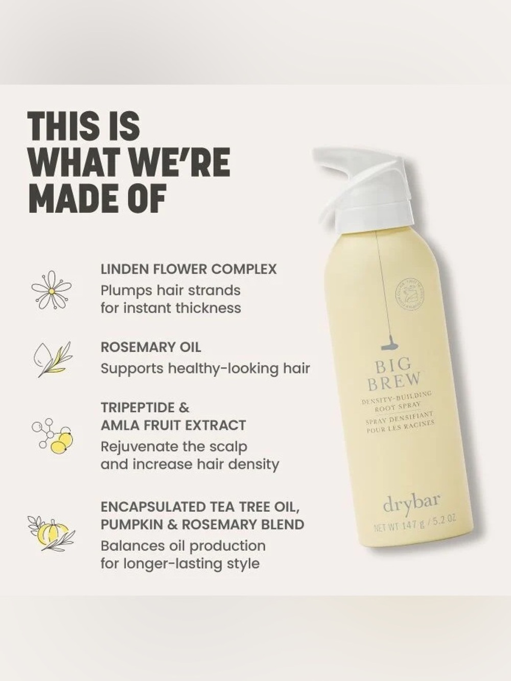 Drybar Big Brew Density-Building Root Spray - Picture 8 of 9